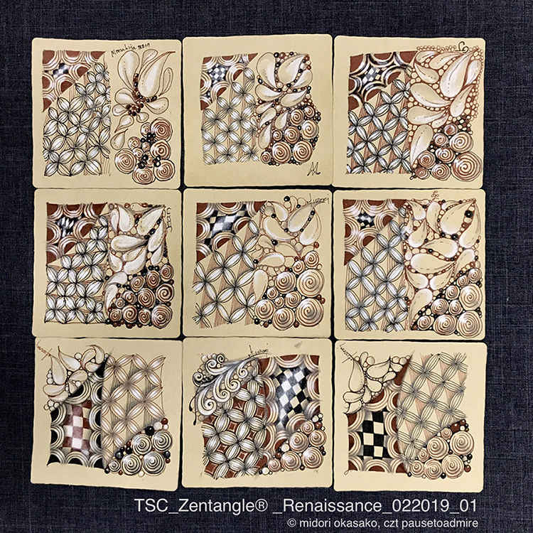 Zentangle-MARCH 4-week Tangles(Patterns) from the Past 1:30-4:30 ...